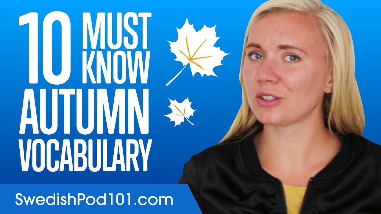 ⁣10 Must-know Autumn Vocabulary in Swedish