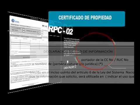 Certificado De Propiedad Youtube