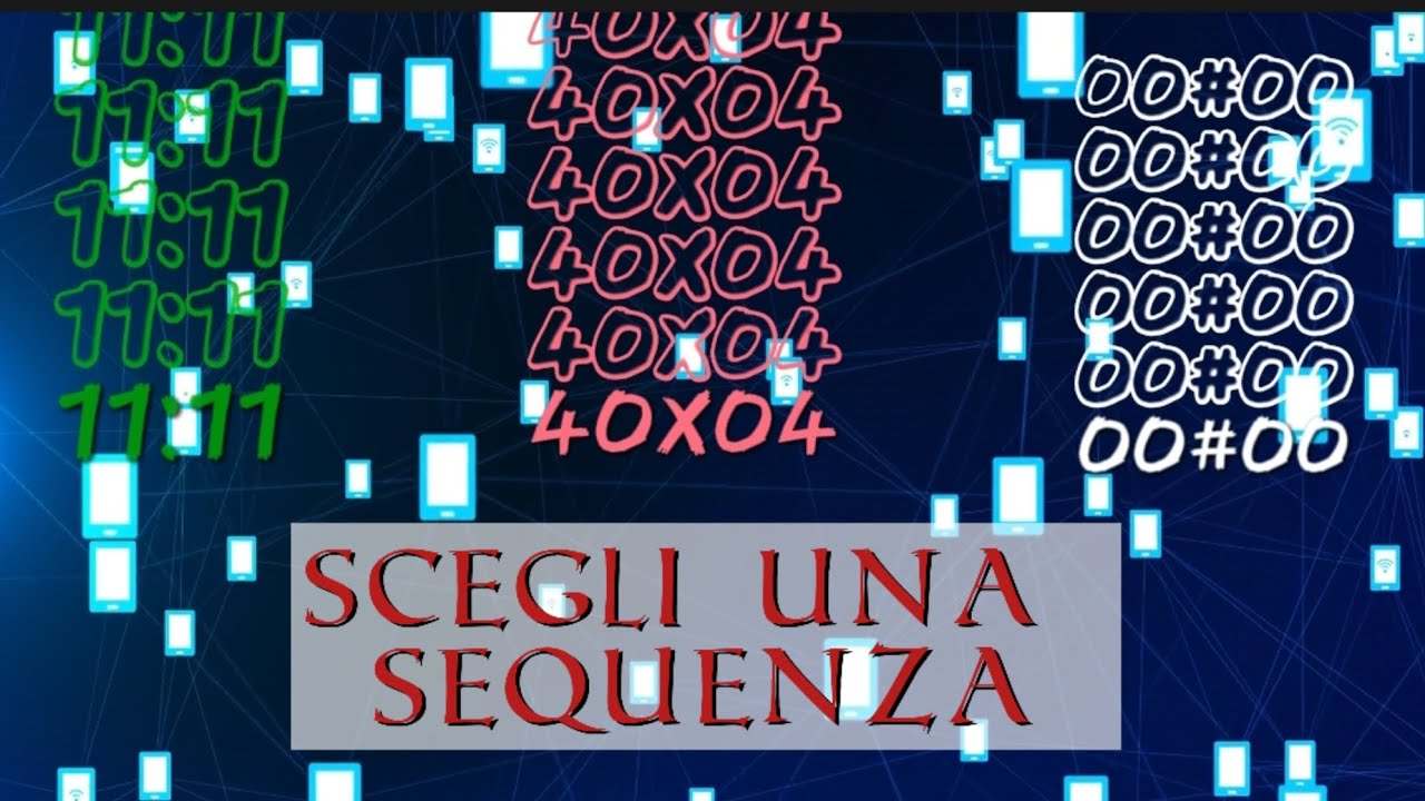 Una sequenza digitale ti porta ad una visione di vita. Sceglila; cosa ti vuole dire? 
