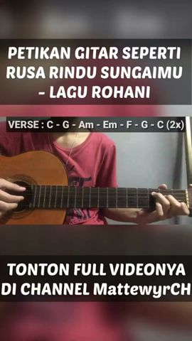 Chord Ukulele Seperti Rusa Rindu Sungaimu seperti rusa rindu sungaimu gitar cover fingerstyle pemula beginer tab free Gratis - YouTube