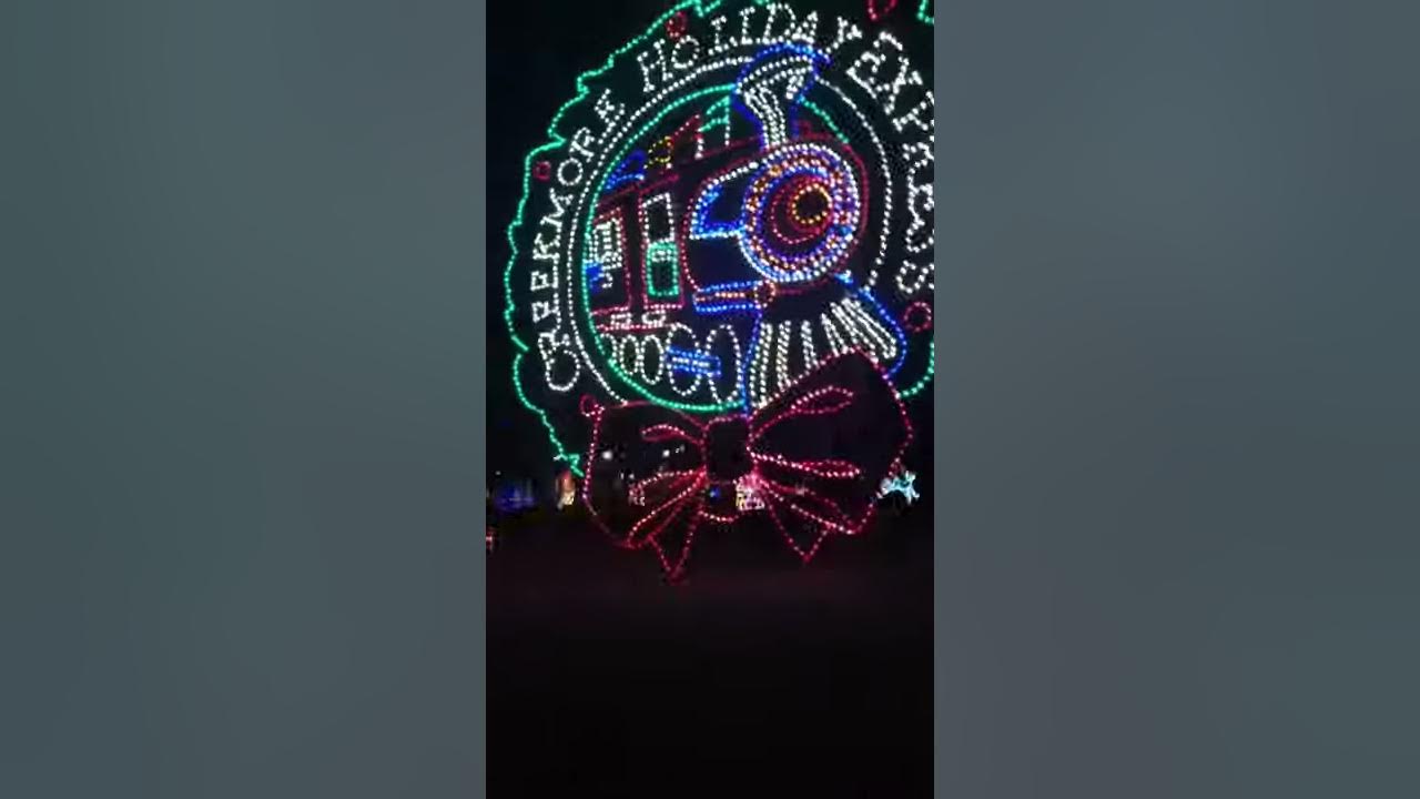 Creekmore Park Christmas Lights Train Ride in 26 Seconds YouTube