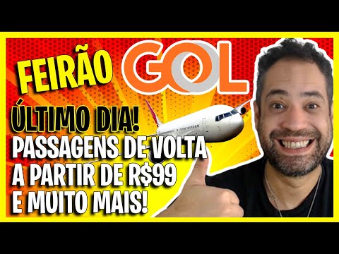 ÚLTIMA CHANCE! ANIVERSÁRIO GOL 20 ANOS COM VOLTA A R$99! ÚLTIMO DIA!