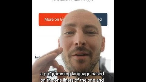 ArnoldC is an esoteric programming language based off famous one liners of Arnold Schwarzenegger.