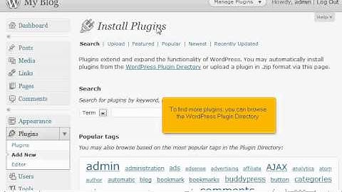 How to manage your plugins in WordPress 3 - WordPress 3  Tutorial