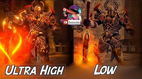 Heroes Of Incredible Tales Low vs Ultra High Graphic Settings Android