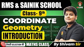 Maths: Coordinate Geometry Introduction for RMS &amp; Sainik School Class 9th by Shivam Sir
