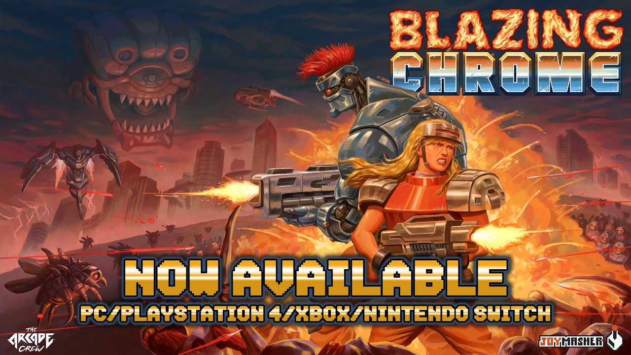 Blazing Chrome（ブレイジングクローム）』人類の存亡をかけて機械軍団 ...