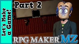 RPGMaker MZ: Making a Horror Game! (Pt 2: Making The Spooky!!)