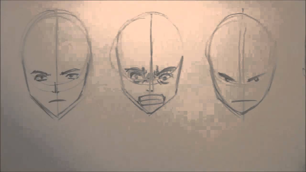 UZüMAKI NARūTO  Angry expression Male sketch Humanoid sketch