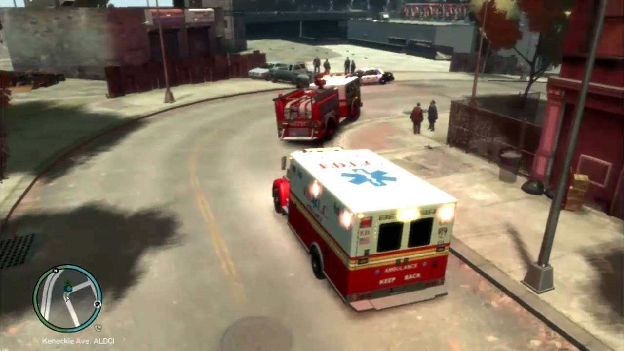 GTA IV: Rescue 814 responding to an M.V.A