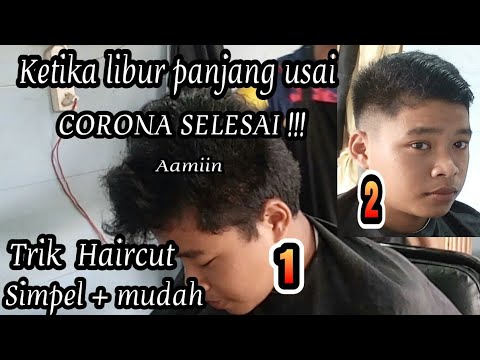  CARA  POTONG RAMBUT  ANAK  SEKOLAH  YouTube