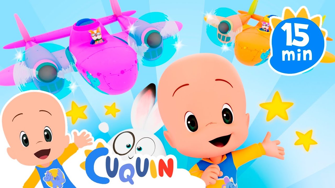 Airplane Balloons | Cleo & Cuquin Educational Videos for Children