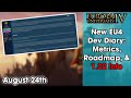 EU4 Dev Diary | Metrics, Roadmap, &amp; 1.32 Info - August 24 2021