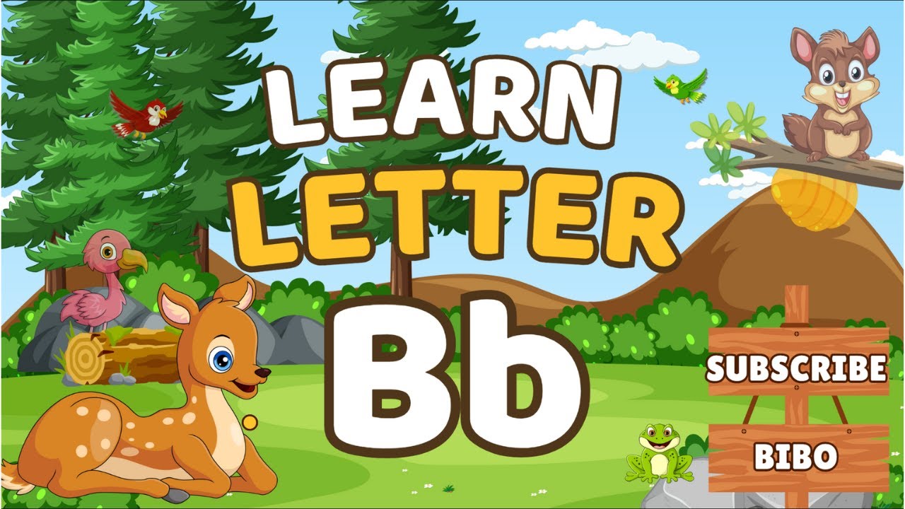 Learn Letter B | ABC Phonics for Kids | bibo | Subscribe - YouTube