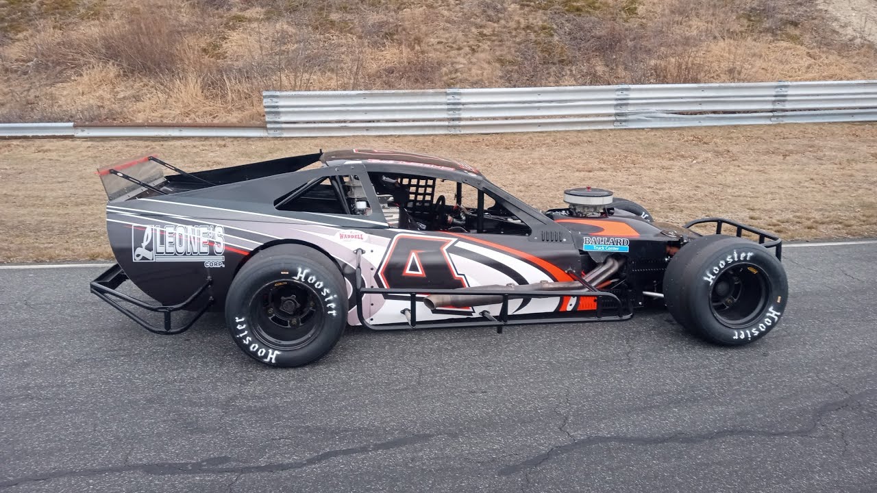 Thompson speedway ice breaker weekend zach leone 604 modifieds feature ...