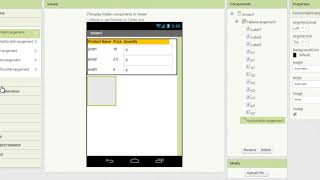 MIT App inventor: eShop screenshot 4