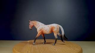 Breyer Stablemates Irish Draft - Extended Bay Blanket Model Horse 360 Rotation For Reference