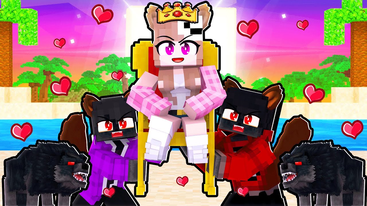 LAYSA virou a RAINHA DOS LOBOS no MINECRAFT!