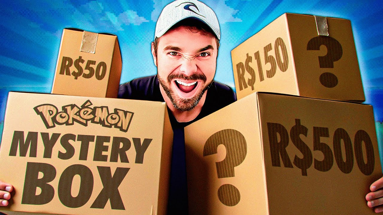 Comprei Mystery Boxes de Lojas Pokémon!