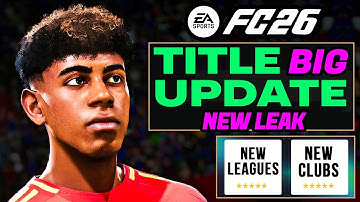 EA FC 26 NEWS | NEW CONFIRMED LEAKS - Updates, Real Faces & Licenses ✅