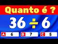 Quiz de Divisão ➗ 45 Perguntas — 3 Níveis de Dificuldade! Você Consegue Chegar Até o Final?