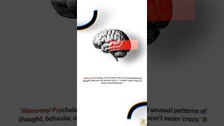 Abnormal Psychology Explained in 60 Seconds | #MentalHealth #MindBlown |