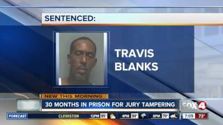 Man sentenced to 2+ years in prison for jury tampering