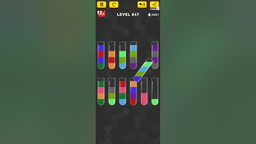 Water Sort Color Puzzle Level - 847