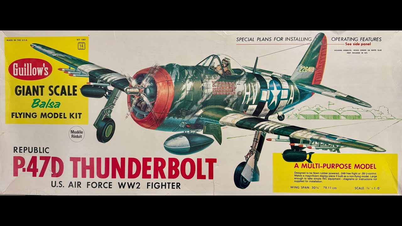 Переделка P47 Thunderbolt от SKippy Guillow — Часть 1