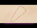 Go2boho Boho Beaded Necklaces For Women Dainty Colorful Summer Bohemian Mixed Bead Crystal Nekclace