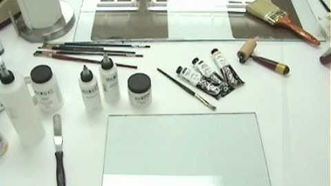 Creating a Monotype with Golden OPEN Acrylics