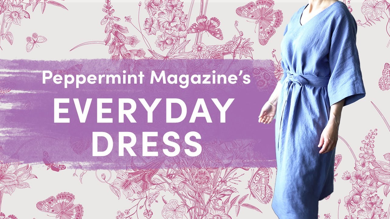 Everyday Dress by Peppermint Mag  Easy Dress to Sew This Summer