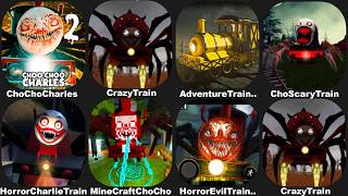 Choo Choo Charles Mobile vs Minecraft,Crazy Train,Choo Choo Train,Horror Charlie Spider Train screenshot 5