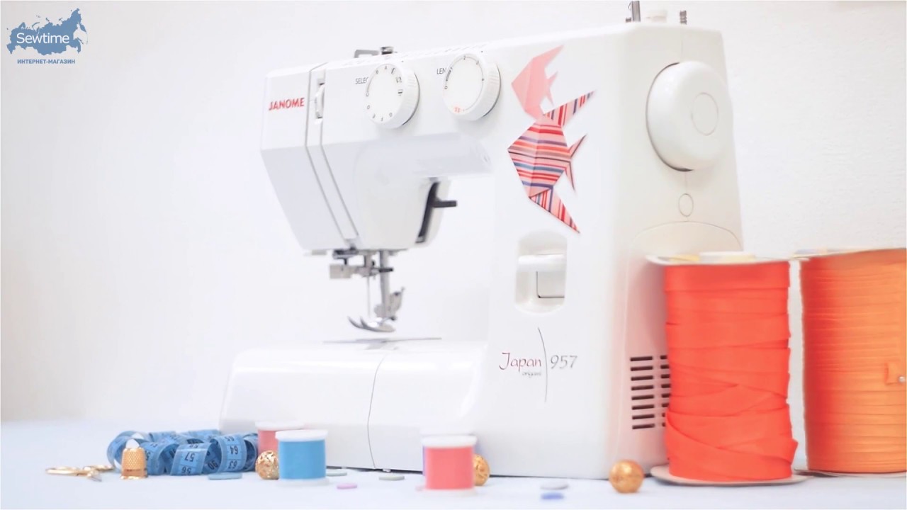 Обзор швейной машины Janome Japan 957 YouTube