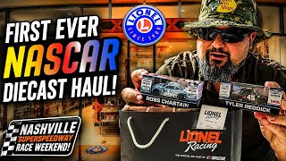 My FIRST EVER Lionel NASCAR Diecast Haul! | Nashville Super Speedway Race Weekend