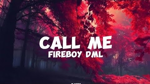 Fireboy DML-Call Me (lyrics)