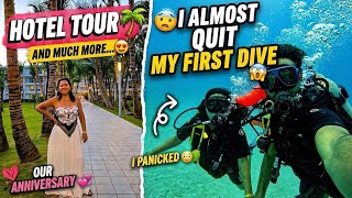 My First Time Scuba Diving—Barely Made It! Inside Our All-Inclusive Resort