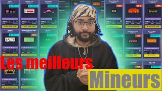 RollerCoin Quels sont les meilleurs mineurs saison 4