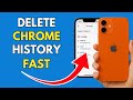 How to delete search history on google chrome iphone
