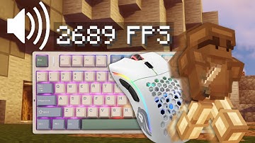 Thocky Keyboard & Mouse Sounds ASMR | Hypixel Bedwars