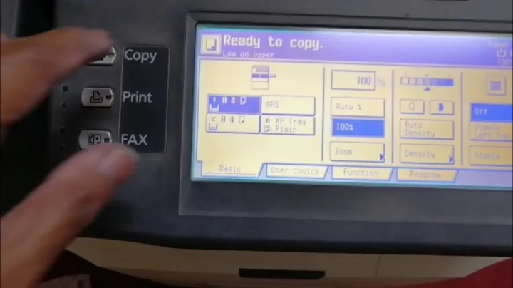 How to Calibrate Touch Panel of  Kyocera 2540