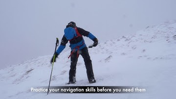 How to take a bearing in winter