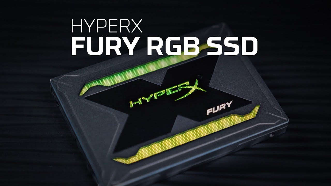 RGB SSD con 3D NAND - 240GB, 480GB, 960GB – HyperX FURY RGB SSD - YouTube