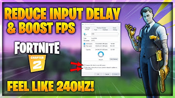 Reduce Input Delay And Fix Stutters, Boost FPS In Fortnite Season 2 | Feel like 240Hz