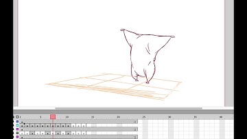 Flour Sack cartwheel: pose to pose-Extremes & straight ahead-Frames review
