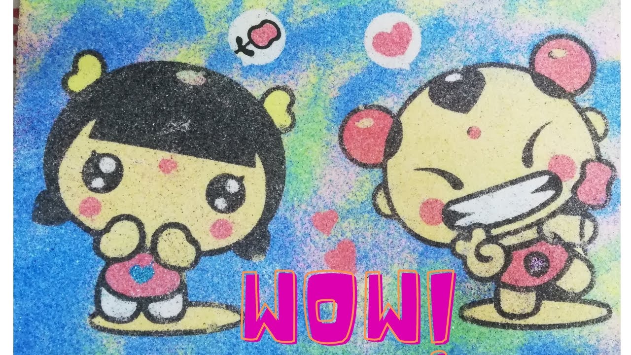 sand painting l colored sand painting l hareem's art l sand art sticker paper l sand art for