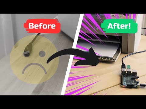 Make ANY Old Printer Modern With This Raspberry Pi Trick!! (EASY)