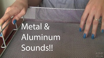 ASMR * Tapping & Scratching * Theme: Metal/Alumiunum Sounds * Fast Tapping * No Talking * ASMRVilla