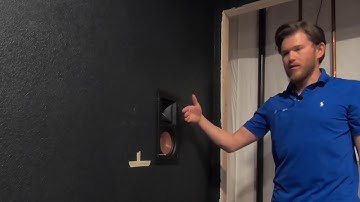 How to Install ANY Klipsch In-wall Speaker| Klipsch PRO-16rw