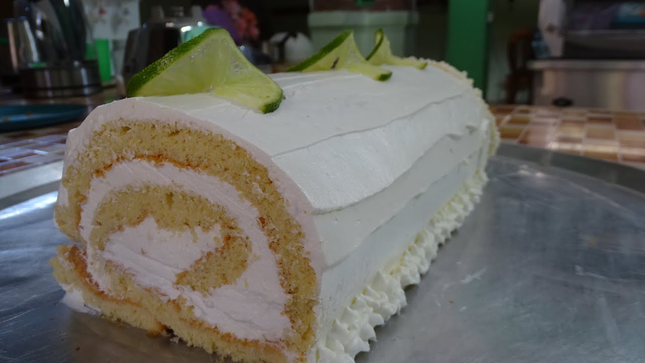 ROLLO DE LIMON delicioso fácil y rápido
